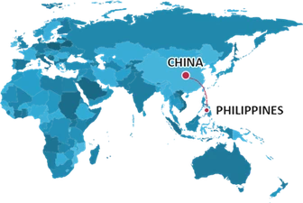 Agente di spedizione dalla Cina alle Filippine via mare